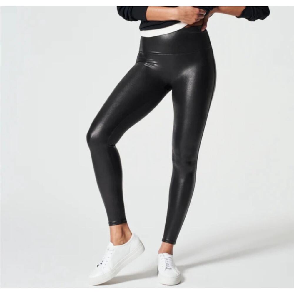 Women's SPANX Faux Leather Leggings Size S